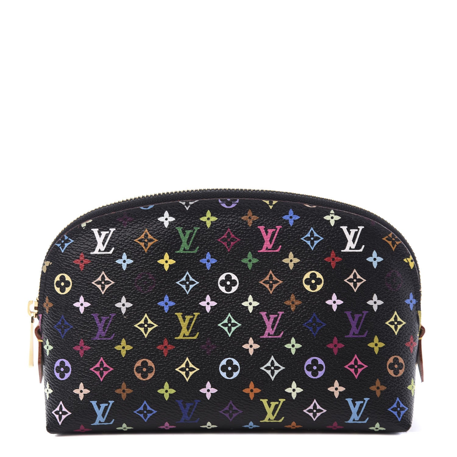 Louis Vuitton Monogram Multicolor Cosmetic Pouch Black Grenade 1 of 8