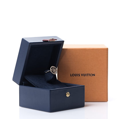 Louis Vuitton 18K Pink Gold Diamond BB Blossom Ring 52 6 7 of 7