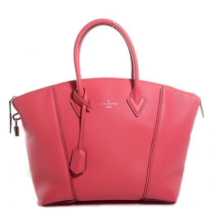 Louis Vuitton Cuir Taurillon Soft Lockit PM Rose Litchi 1 of 8