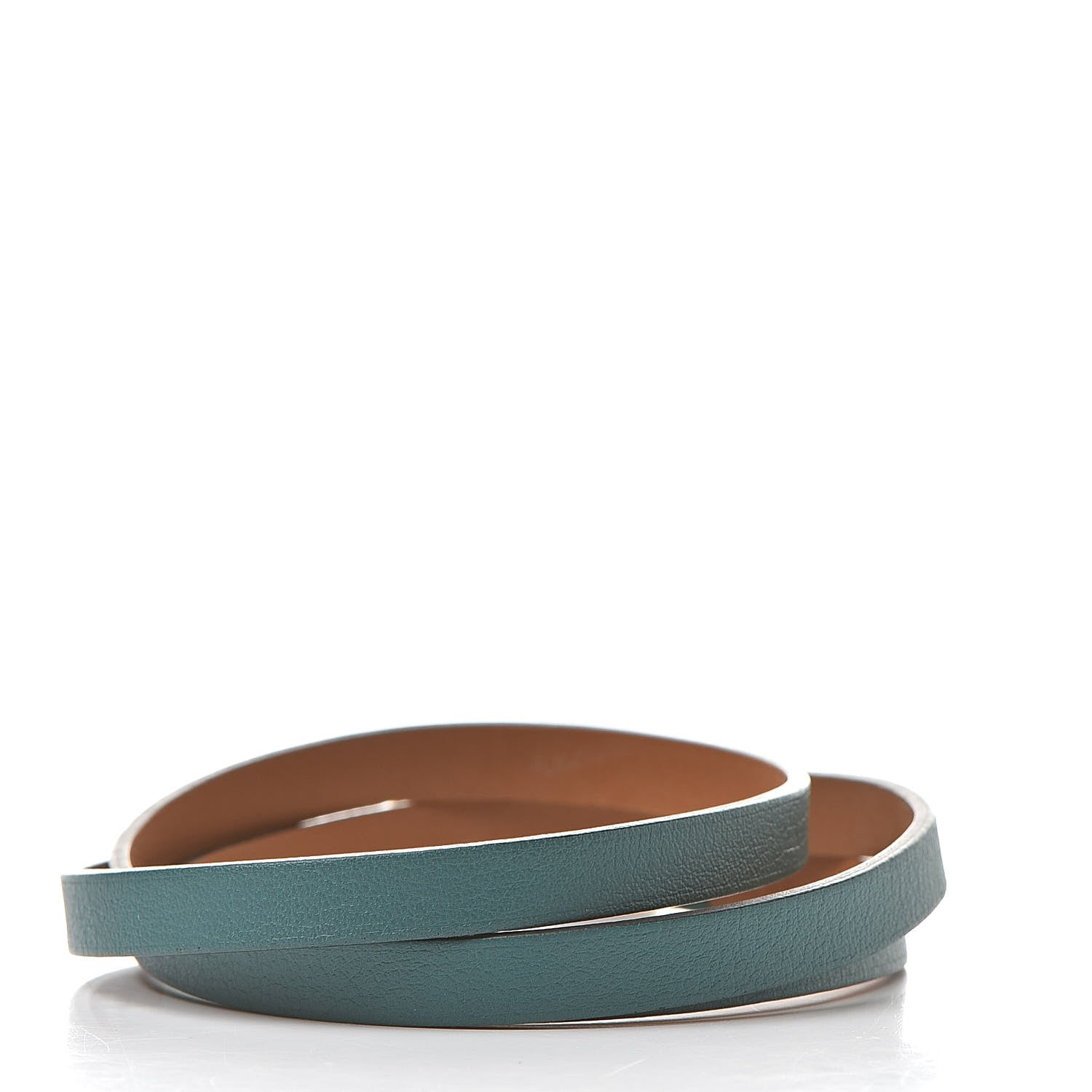 Hermes Swift Hapi 3 MM Triple Tour Bracelet S Malachite 3 of 9