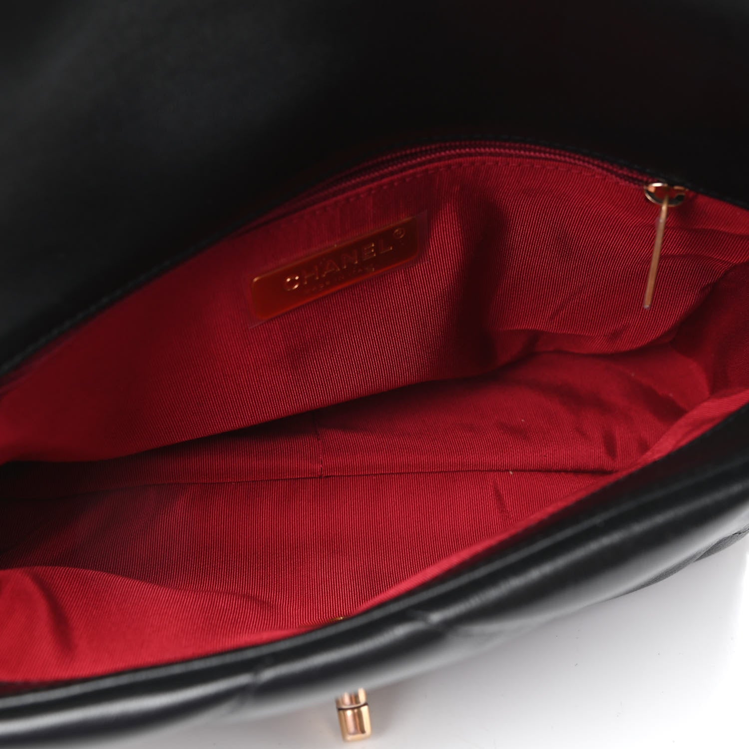 Chanel Goatskin Quilted Medium Chanel 19 Flap Black 5 of 10