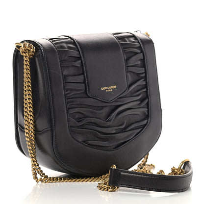 Saint Laurent Lambskin Chrissie Chain Shoulder Bag Black 3 of 12