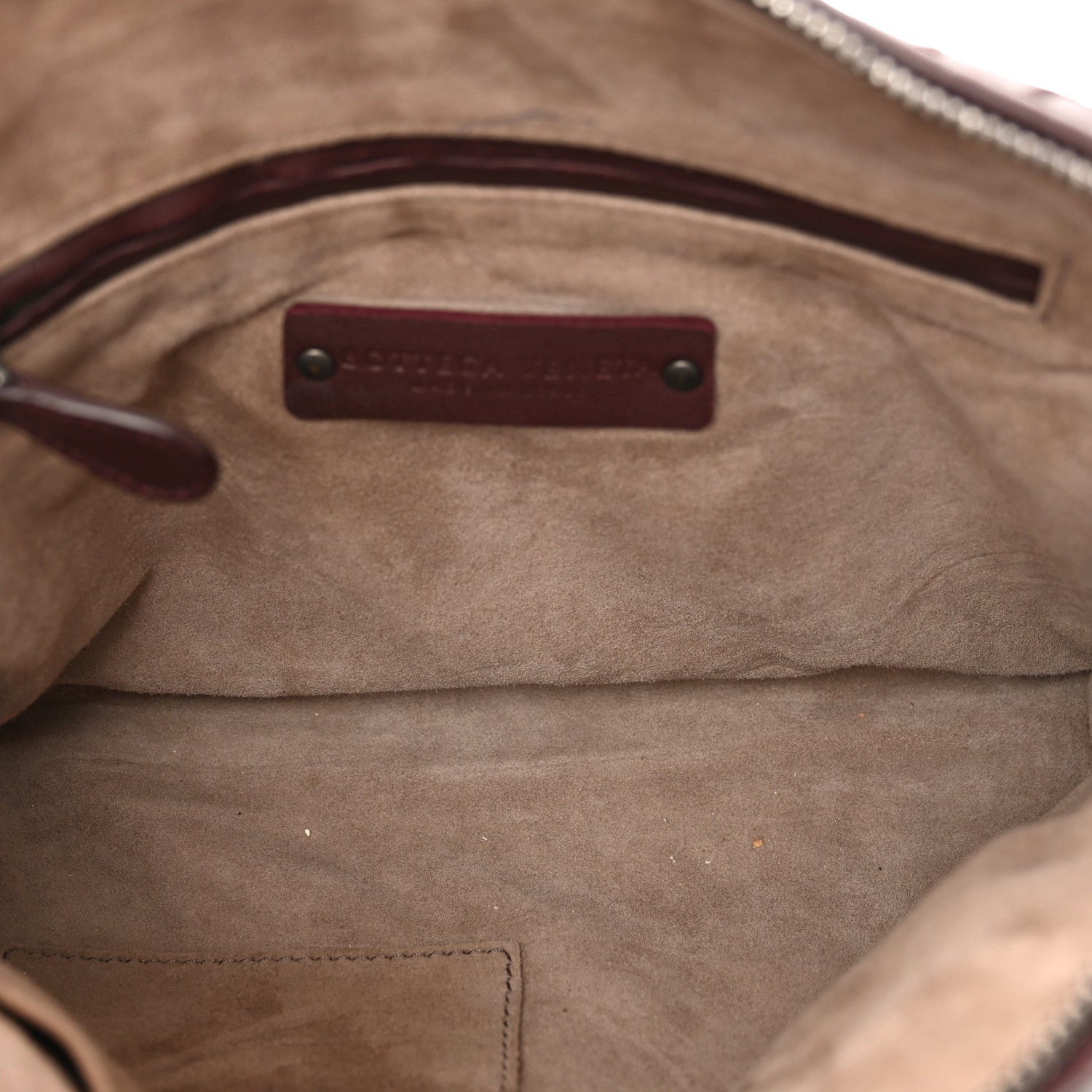 Bottega Veneta Nappa Intrecciato Nodini Crossbody Messenger Burgundy 6 of 12