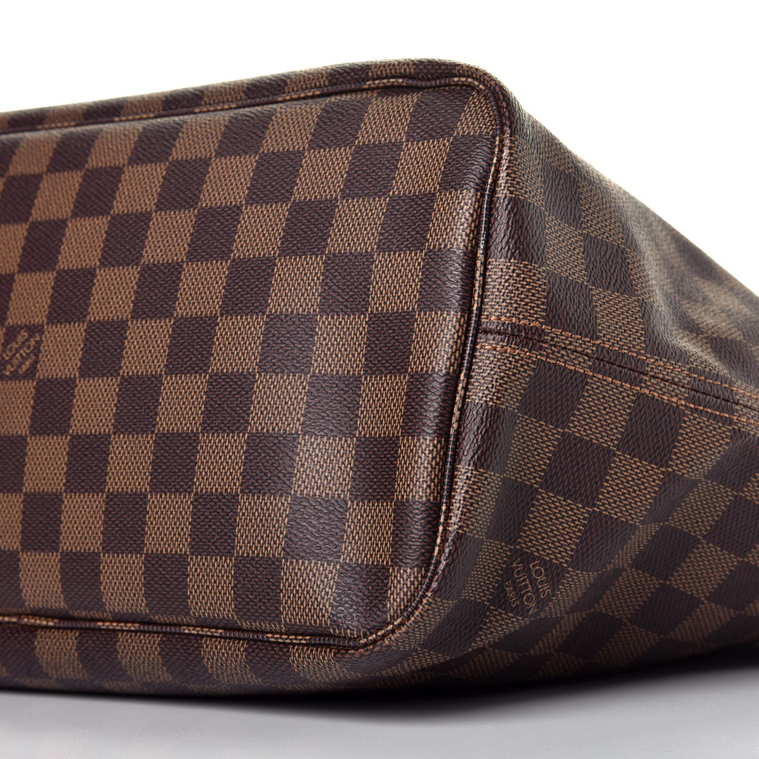 Louis Vuitton Damier Ebene Neo Neverfull MM Rose Ballerine 8 of 10