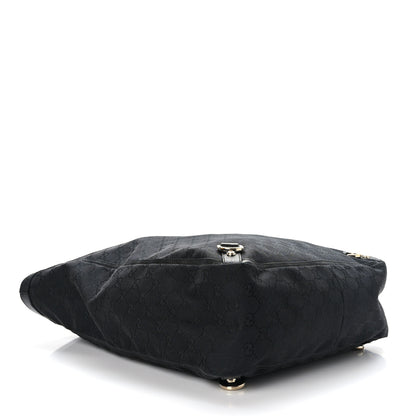 Gucci Monogram Abbey Tote Black 4 of 9