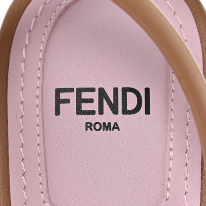 Fendi Nappa Metallic Ayers Fendi First 95mm Strappy Sandals 36.5 Rosa Geranio Albicocca 7 of 10