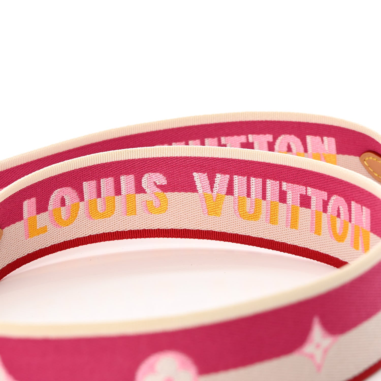 Louis Vuitton Jacquard Speedy Bandouliere 20 Shoulder Strap Fuchsia 3 of 4