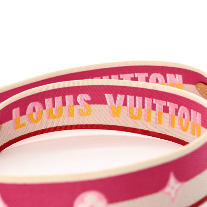 Louis Vuitton Jacquard Speedy Bandouliere 20 Shoulder Strap Fuchsia 3 of 4