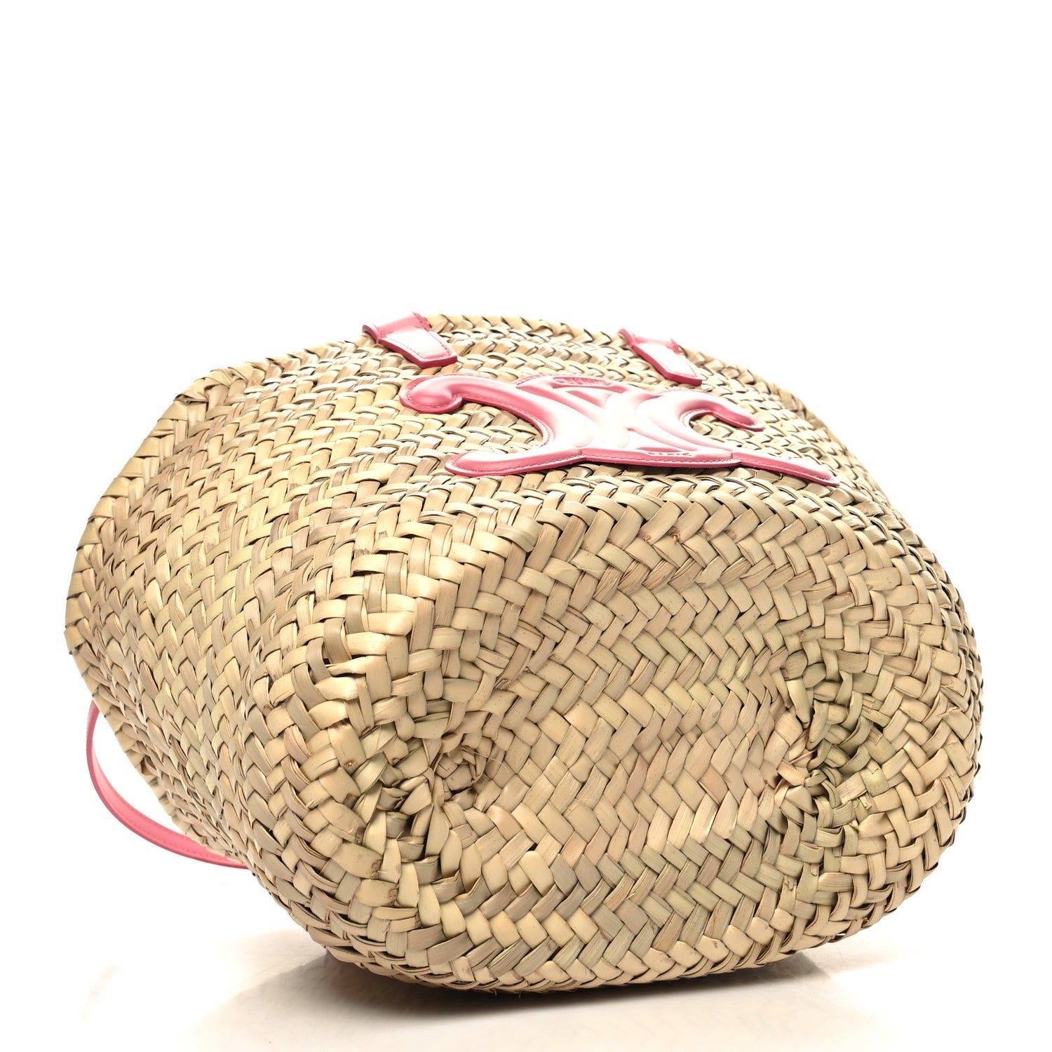 Celine Raffia Calfskin Triomphe Teen Panier Lipstick 4 of 9