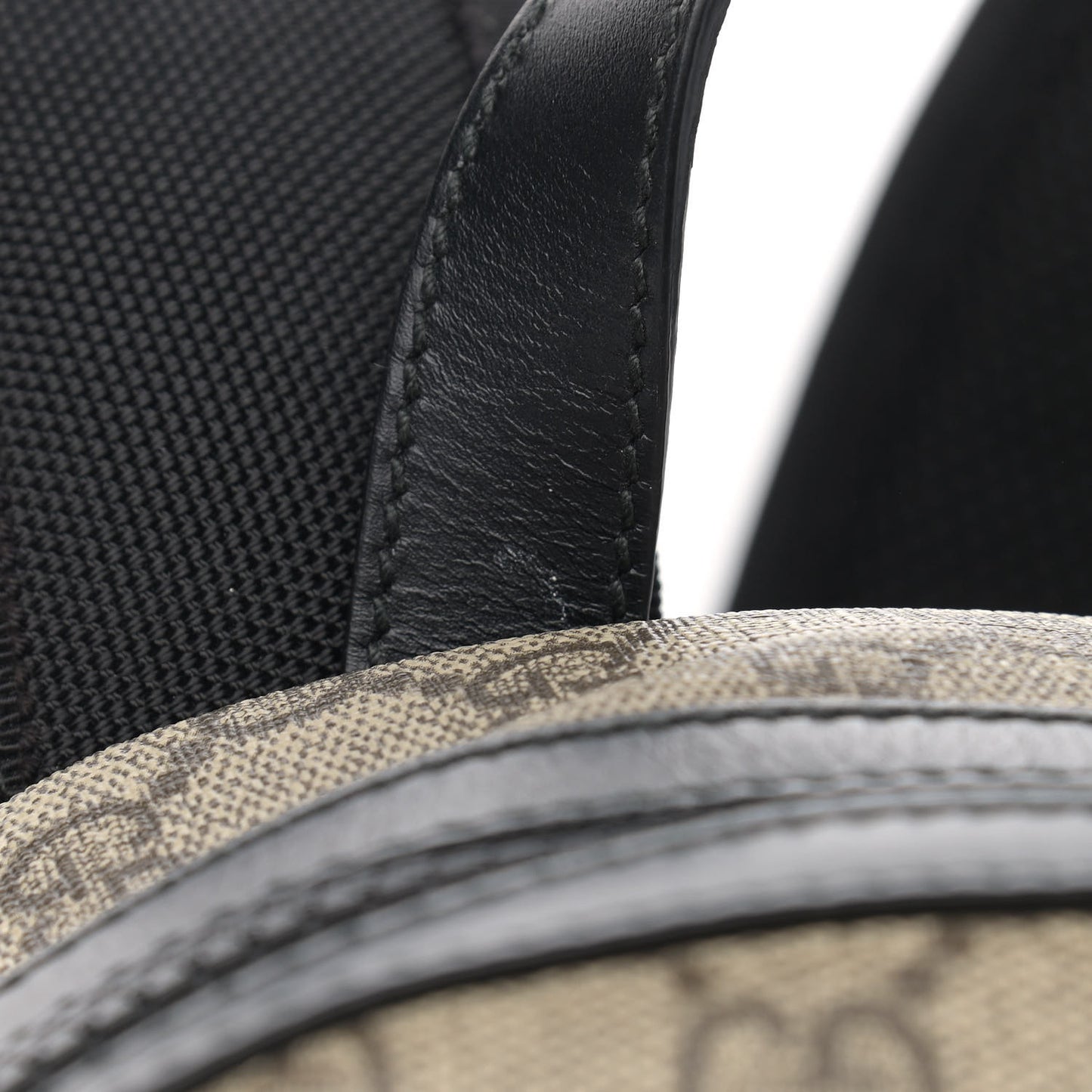 GG Supreme Monogram Small Eden Day Backpack Black