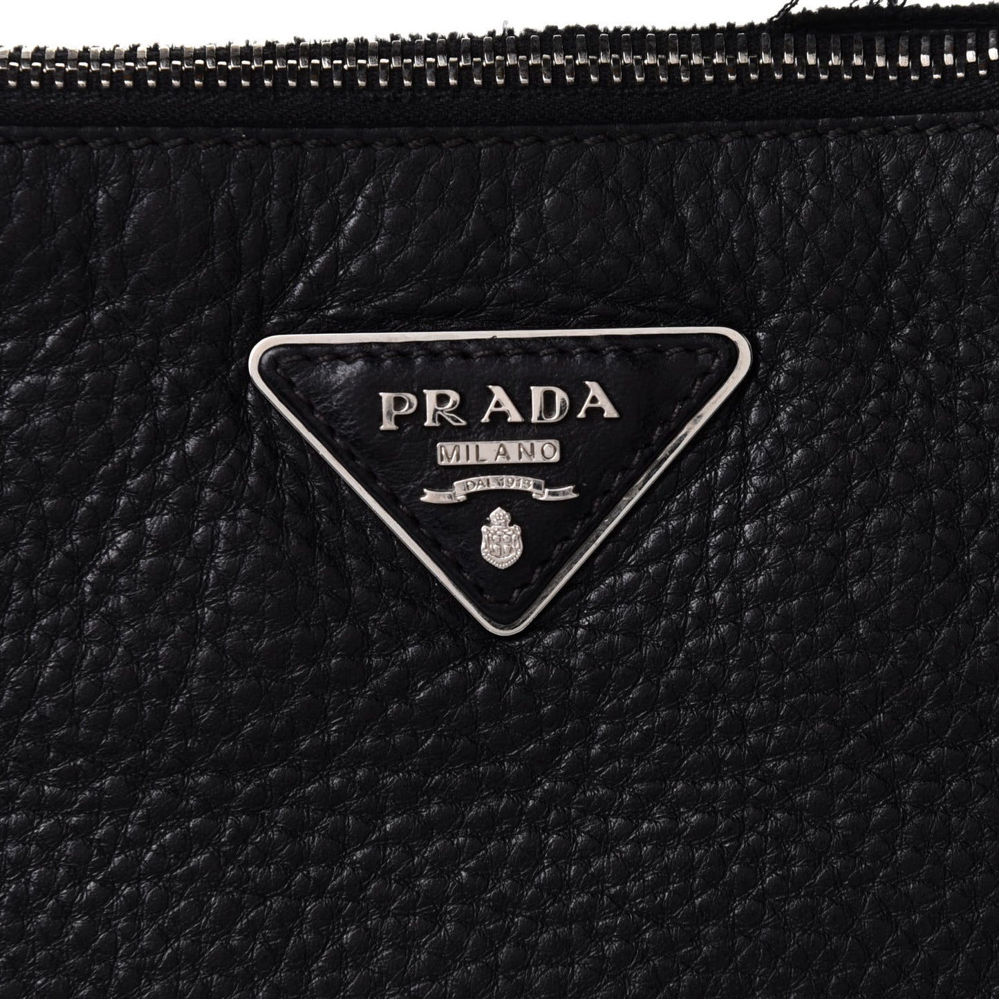 Vitello Daino Crossbody Bag Black