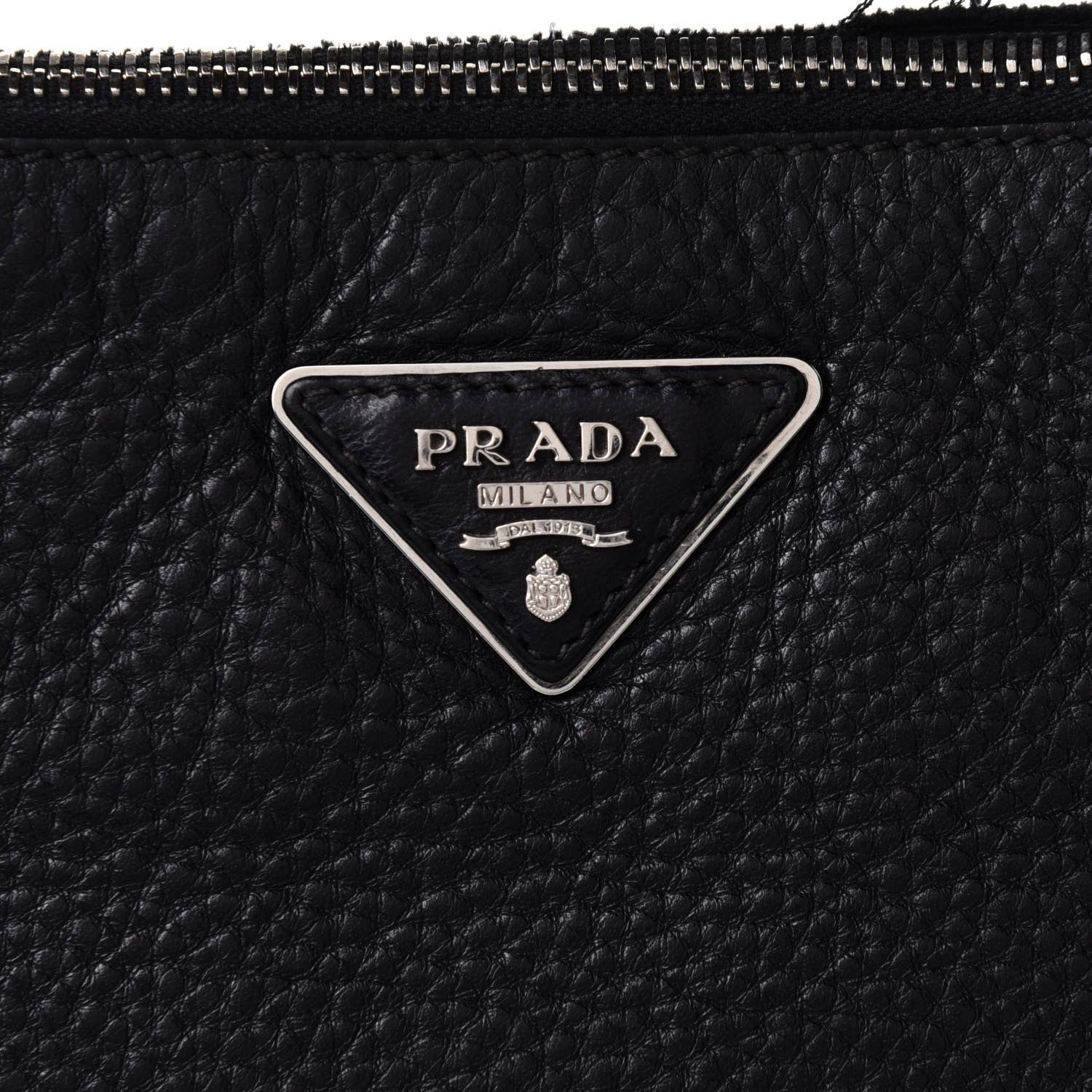 Prada Vitello Daino Crossbody Bag Black 8 of 11