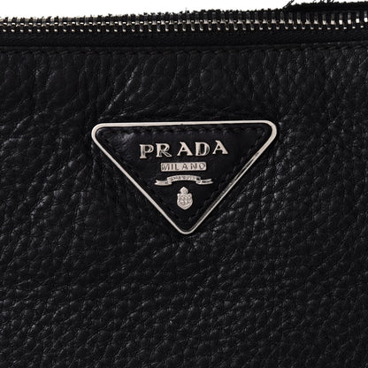 Prada Vitello Daino Crossbody Bag Black 8 of 11