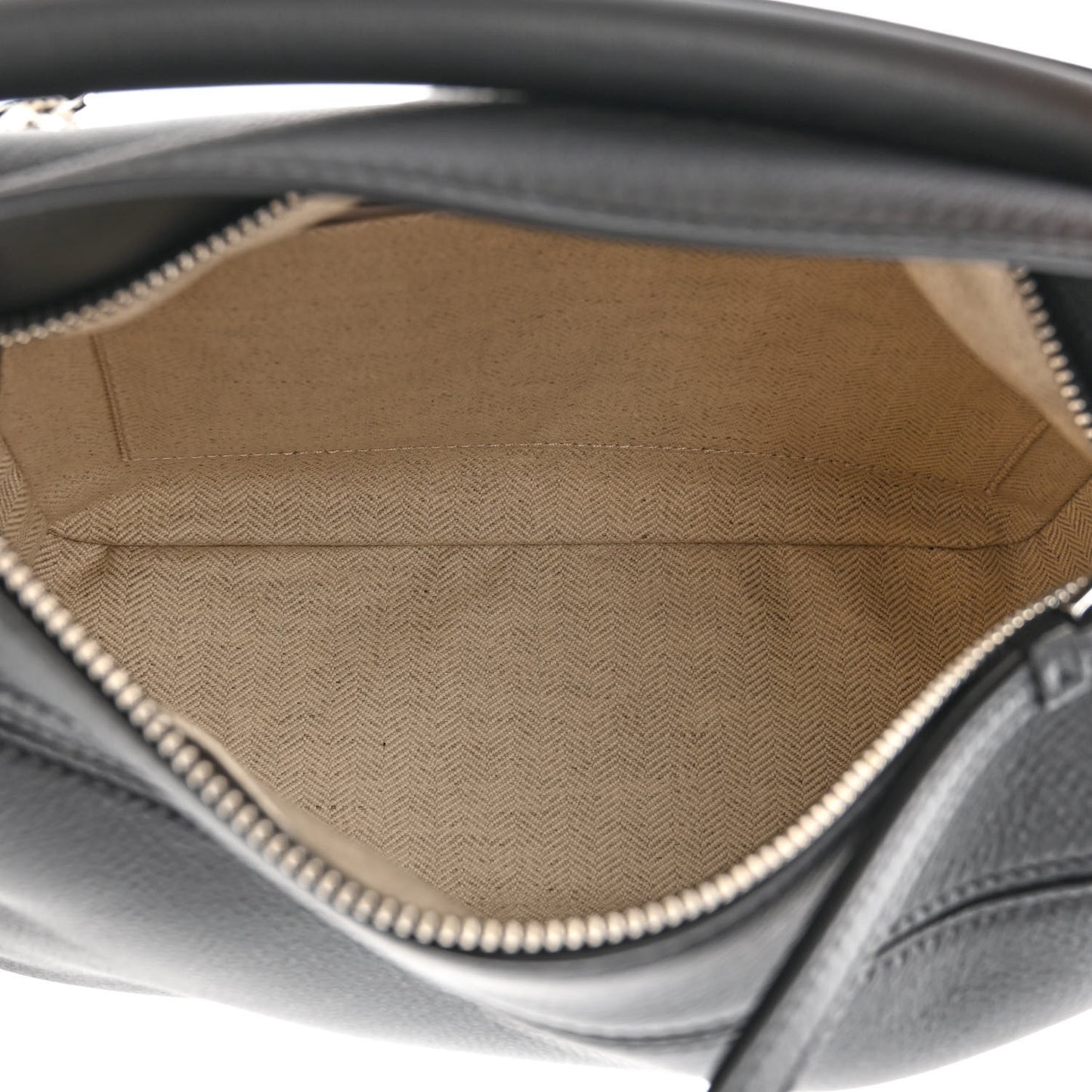 Calfskin Small Puzzle Bag Black