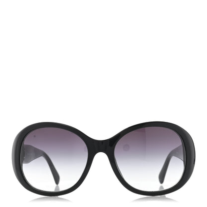 Chanel Acetate CC Turnlock Sunglasses 5235-Q Black Beige 2 of 8