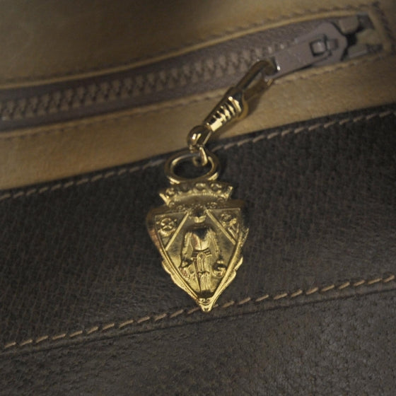 Monogram Shoulder Bag Brown
