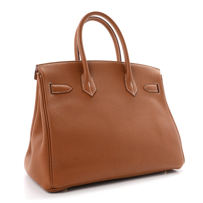 Hermes Togo Birkin 30 Gold 3 of 11