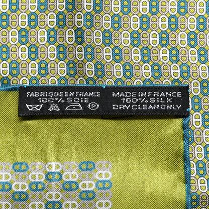 Hermes Silk Pocket Square Scarf 2 of 4