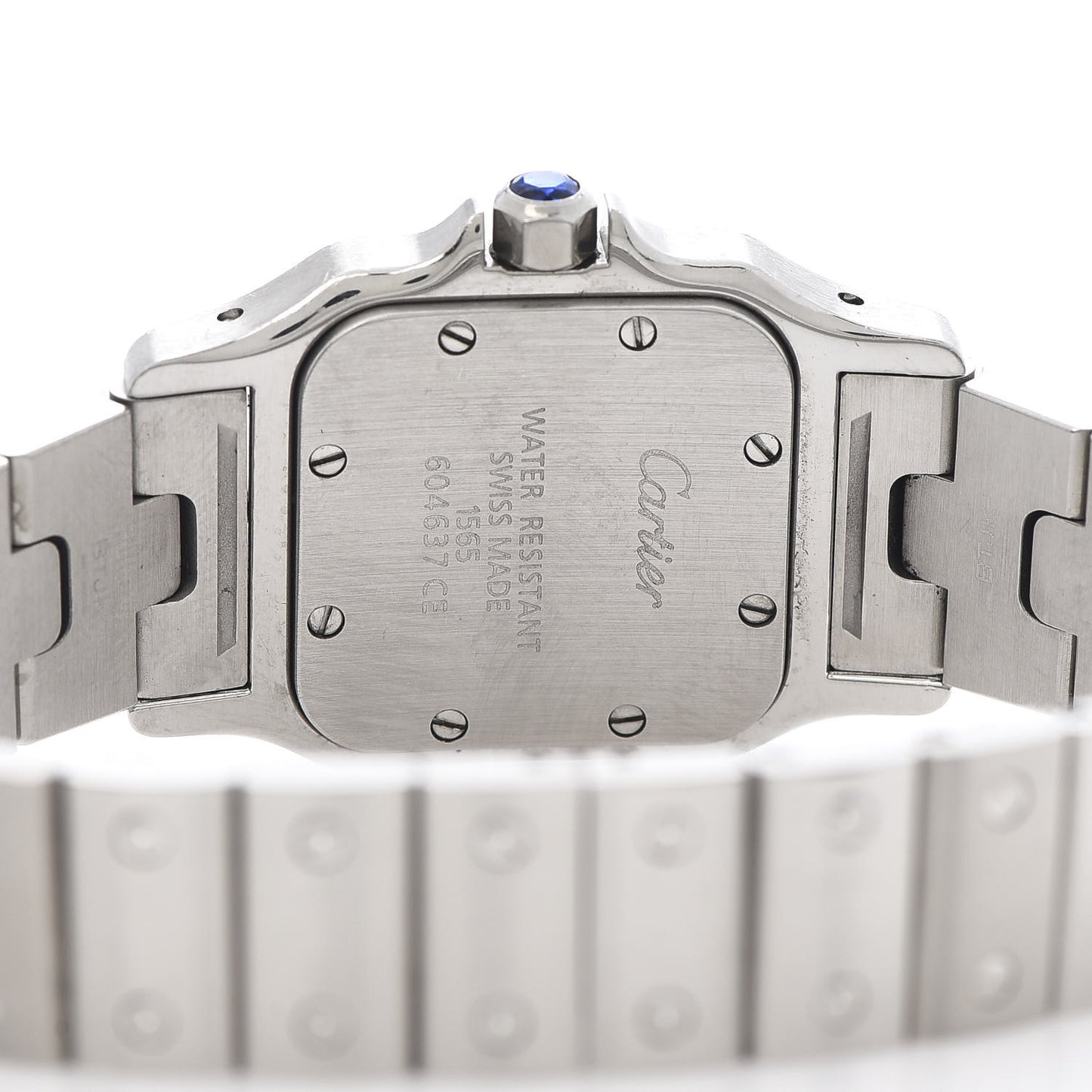 Stainless Steel 24mm Santos de Galbee Quartz Watch