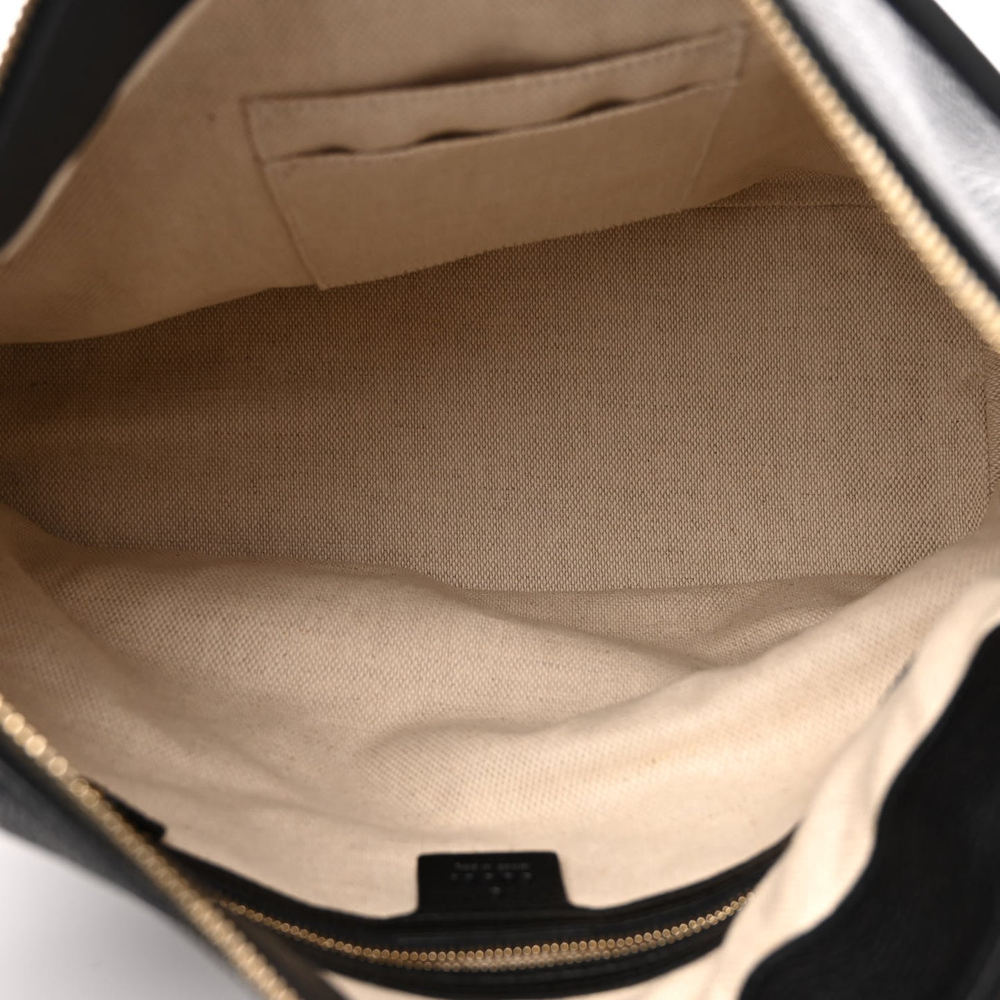 Pebbled Calfskin Large Soho Hobo Black