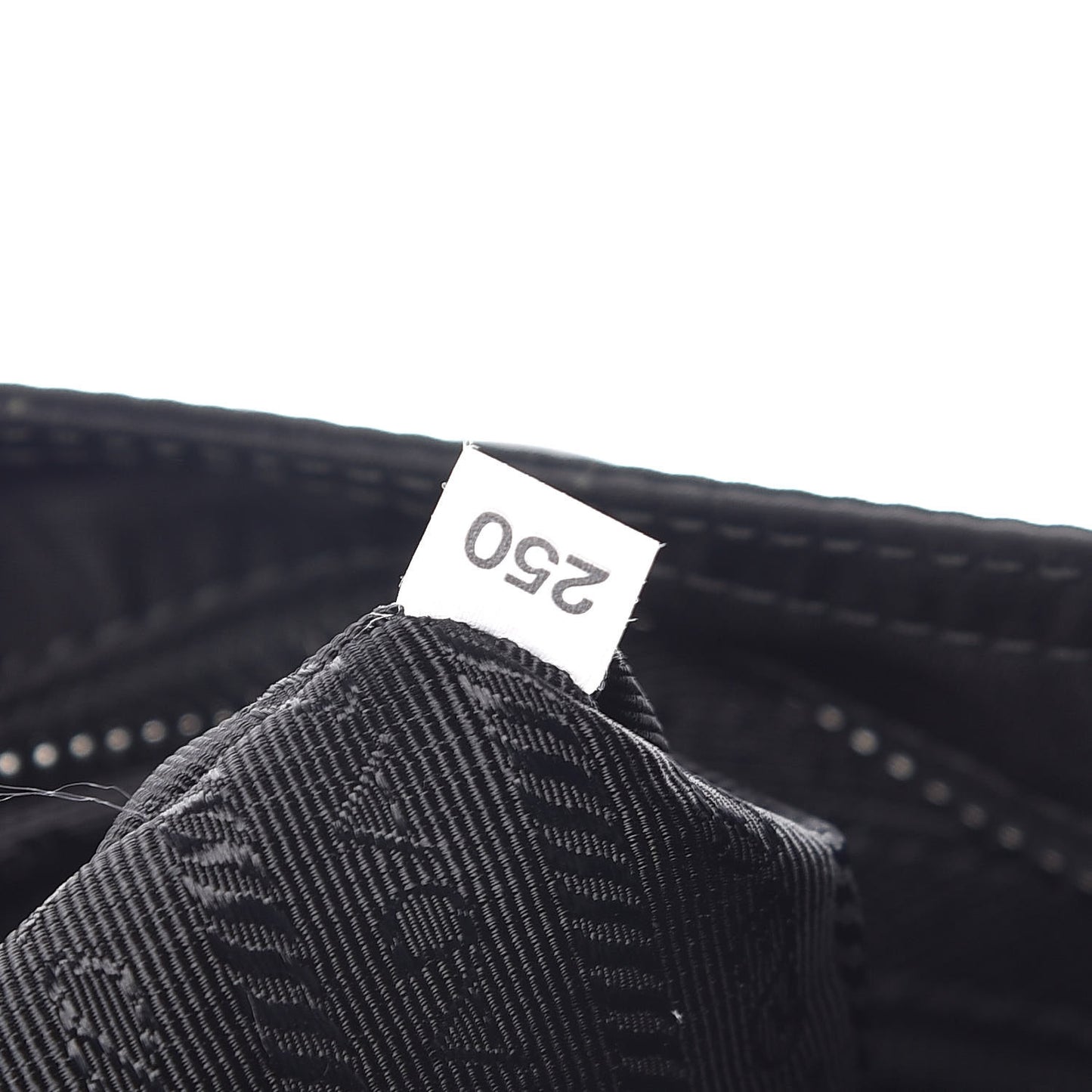 Nylon Saffiano Flat Messenger Bag Black