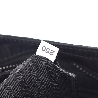 Prada Nylon Saffiano Flat Messenger Bag Black 7 of 9