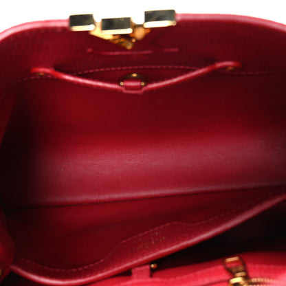 Louis Vuitton Taurillon Capucines PM Rubis 5 of 10