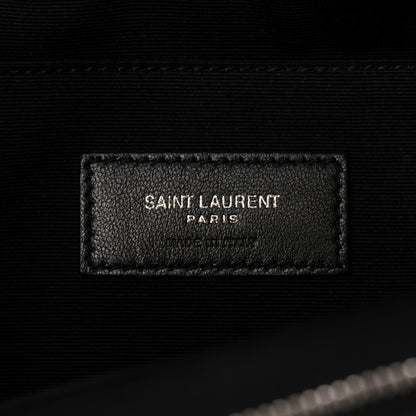 Saint Laurent Calfskin Monogram Belt Bag Black 6 of 11