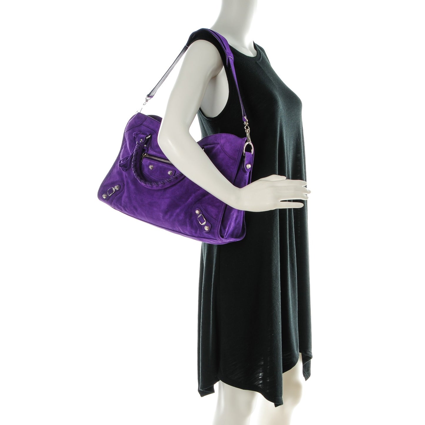 Baby Daim Suede Giant 12 Silver Hardware City Ultraviolet