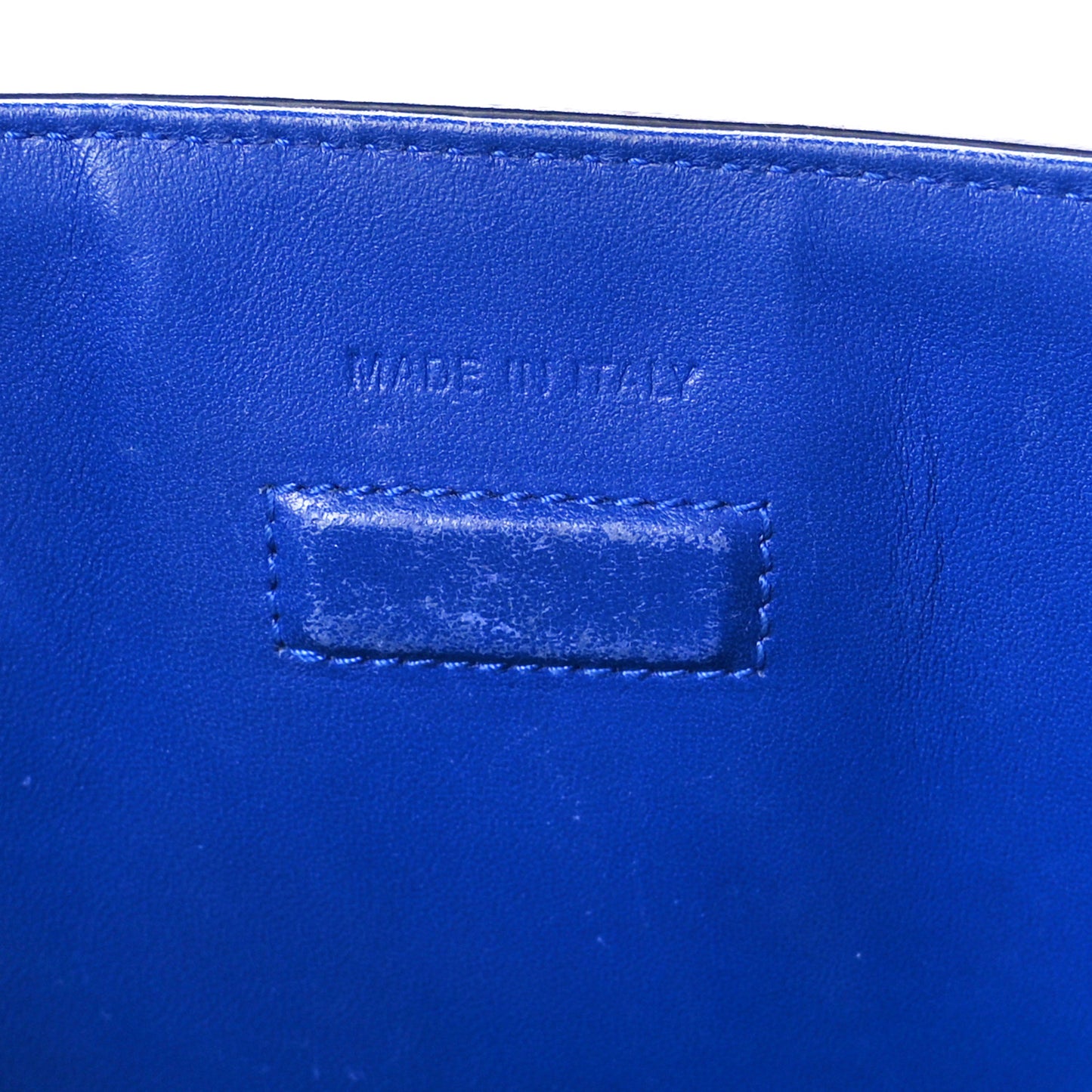 Bullcalf Medium Diorever Flap Yves Klein Blue