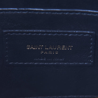Saint Laurent Grain de Poudre Quilted 80's Vanity Bag Black 6 of 8