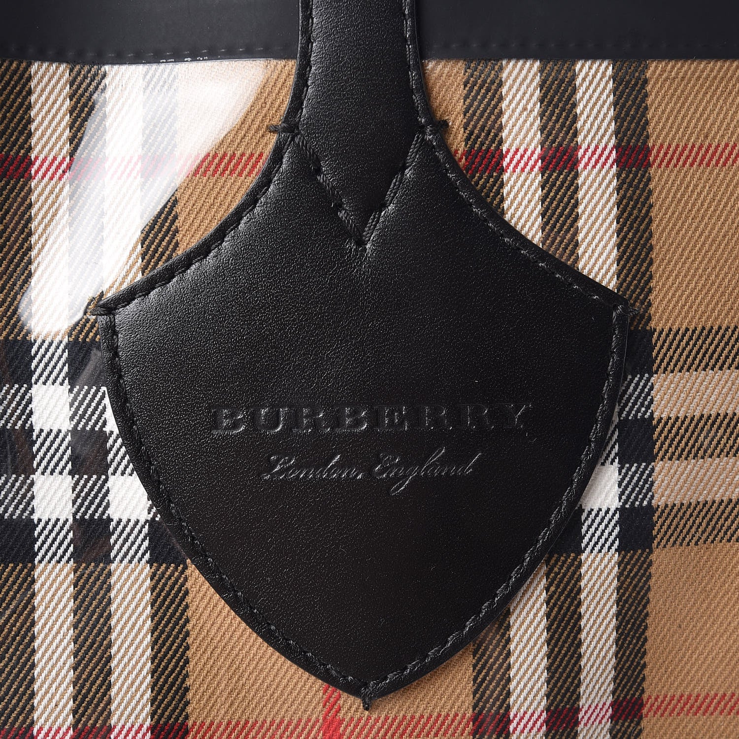 Burberry Vintage Check Transparent Large The Giant Reversible Tote Black 9 of 22