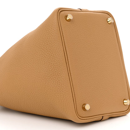Hermes Taurillon Clemence Picotin Lock 18 PM Biscuit 9 of 11