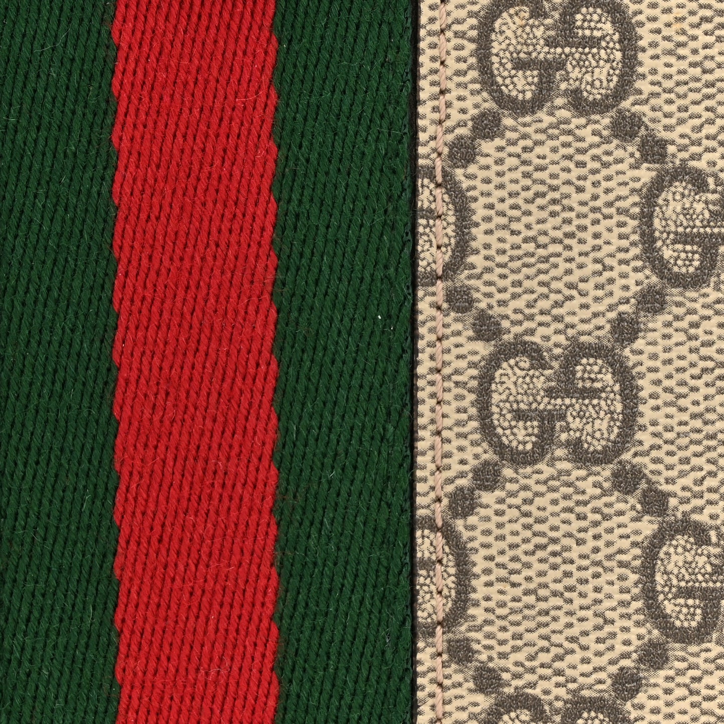 GG Supreme Monogram Web Mini Ophidia Round Shoulder Bag Brown