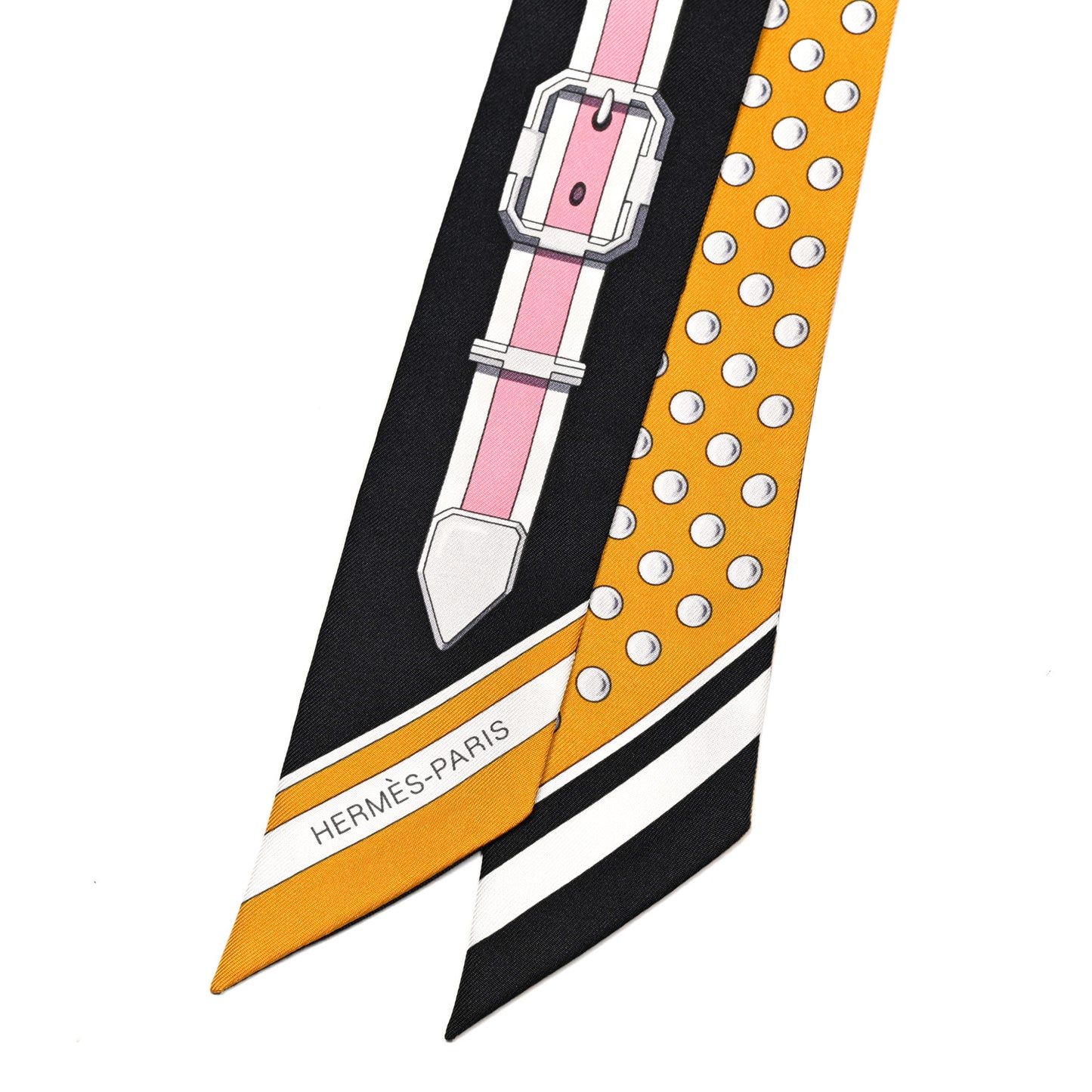 Silk Grand Tralala Twilly Miel Black Multicolor