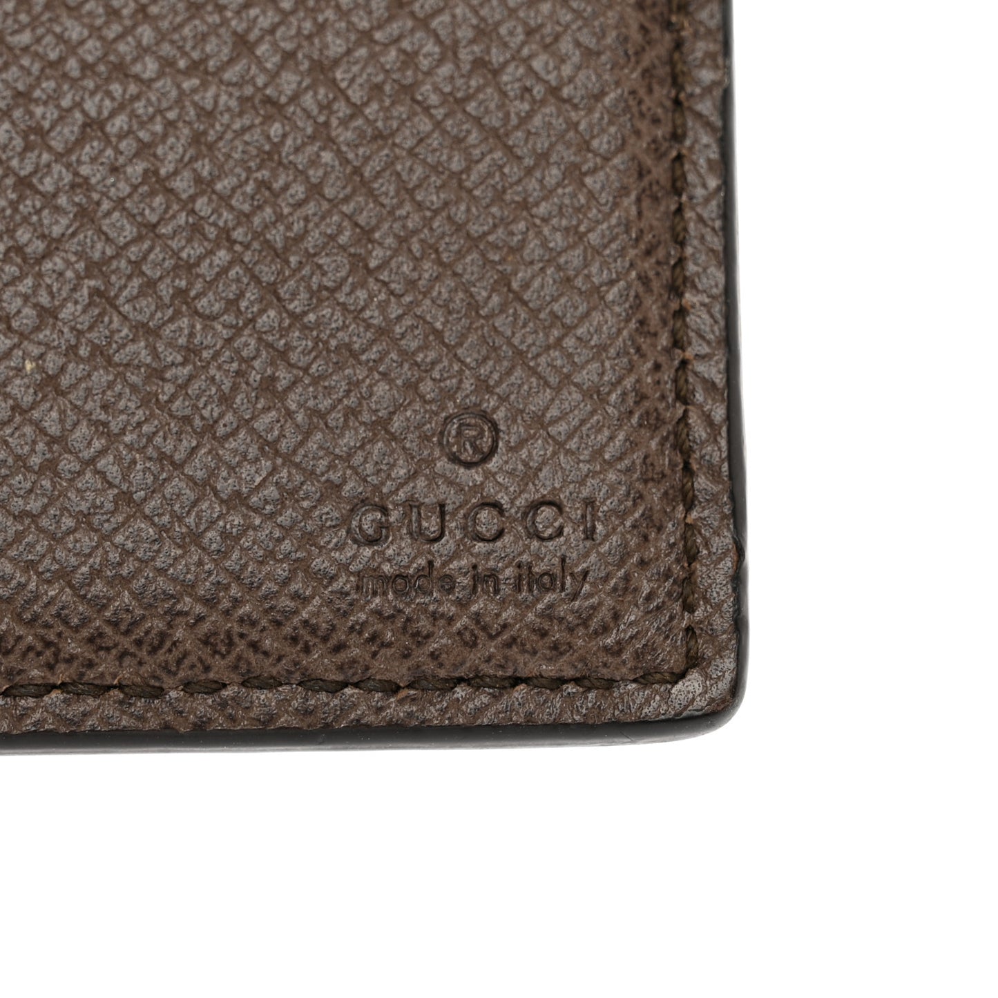 GG Supreme Monogram Bengal Bi-Fold Wallet Beige Yard