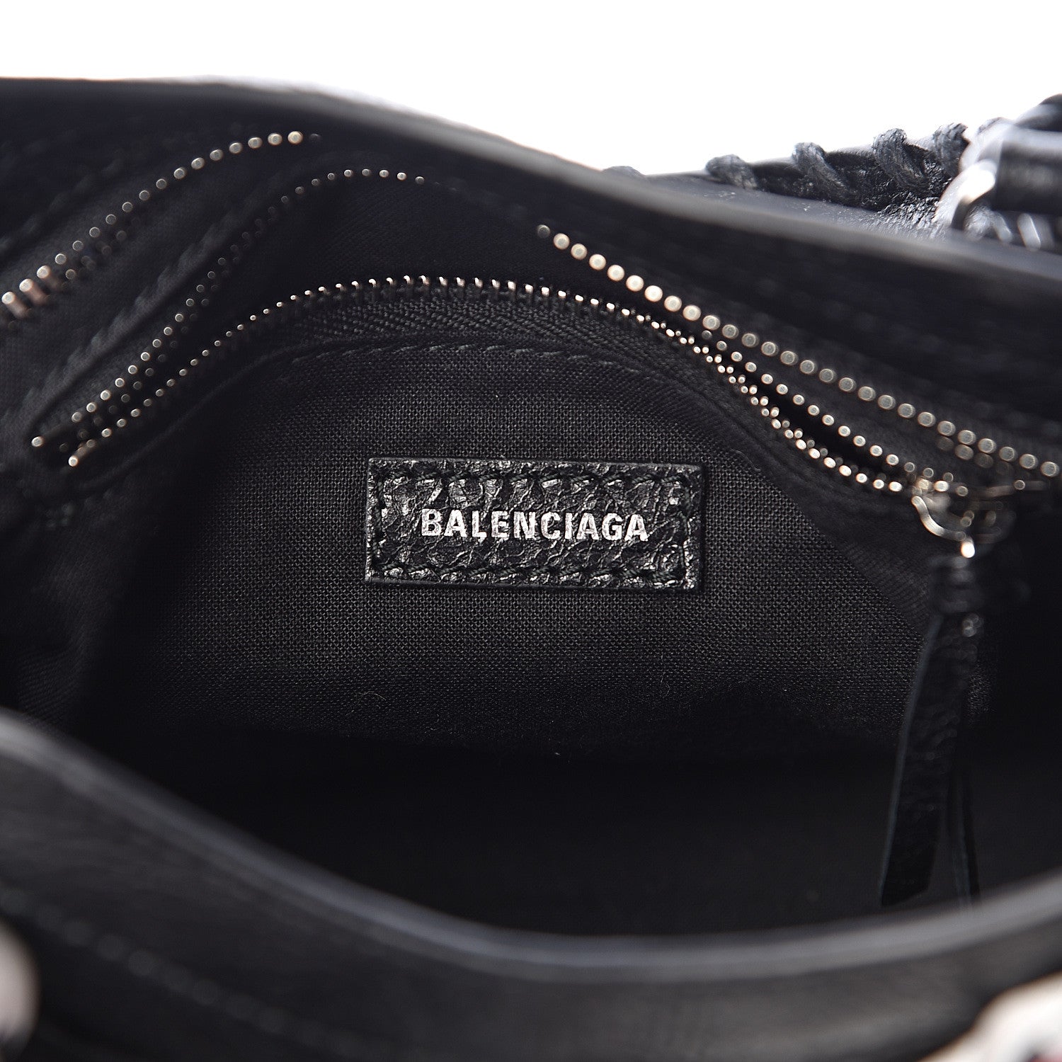 Balenciaga Agneau Classic Silver Hardware Mini S City Scarf Black 6 of 12