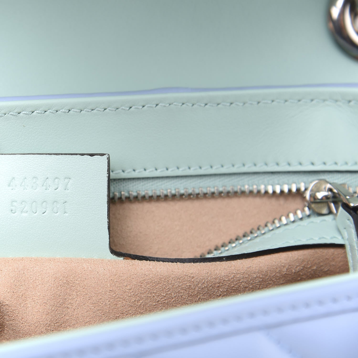 Gucci Calfskin Matelasse Diagonal Small GG Marmont Shoulder Bag Multicolor Pastel 10 of 13