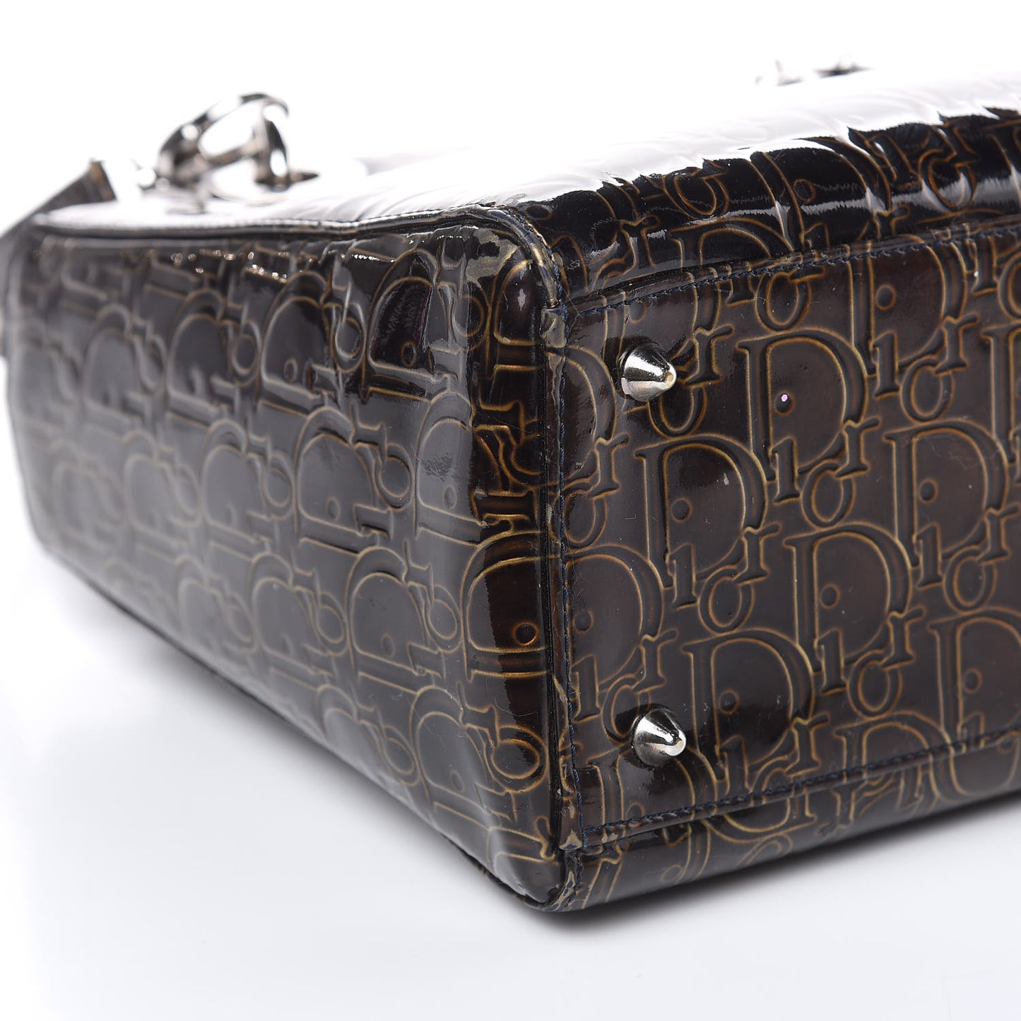 Patent Ultimate Medium Lady Dior Brown