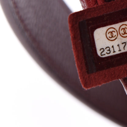 Chanel Caviar Quilted Medium Rock In Rome Single Flap Burgundy 7 of 12