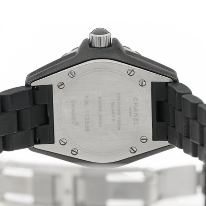 Chanel Stainless Steel Ceramic 33mm J12 Quartz Watch Black 4 of 5