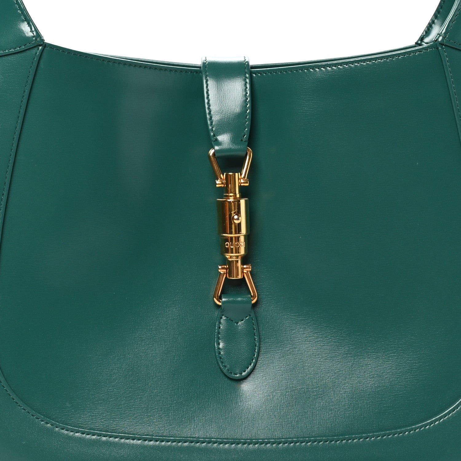 Gucci Boarded Dyana Lux Calfskin Medium Jackie 1961 Hobo Hobo Emerald 7 of 9