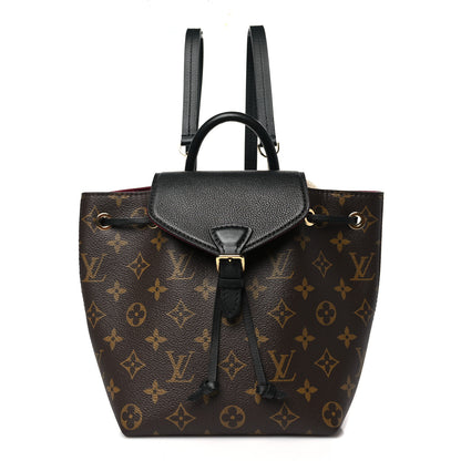 Louis Vuitton Monogram BB Montsouris NM Backpack Black 1 of 9