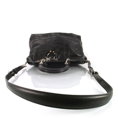 Christian Dior Lambskin Cannage Medium Granville Tote Black 4 of 9