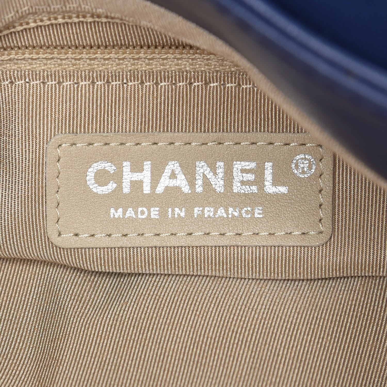 Chanel Shiny Lambskin Quilted Mini Trianon Messenger Flap Blue 6 of 7