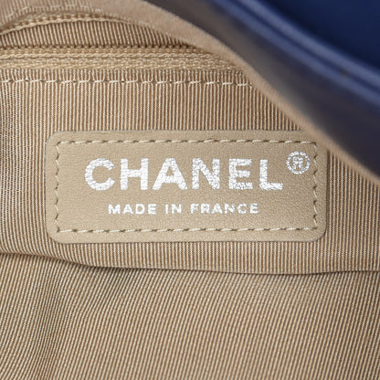 Chanel Shiny Lambskin Quilted Mini Trianon Messenger Flap Blue 6 of 7
