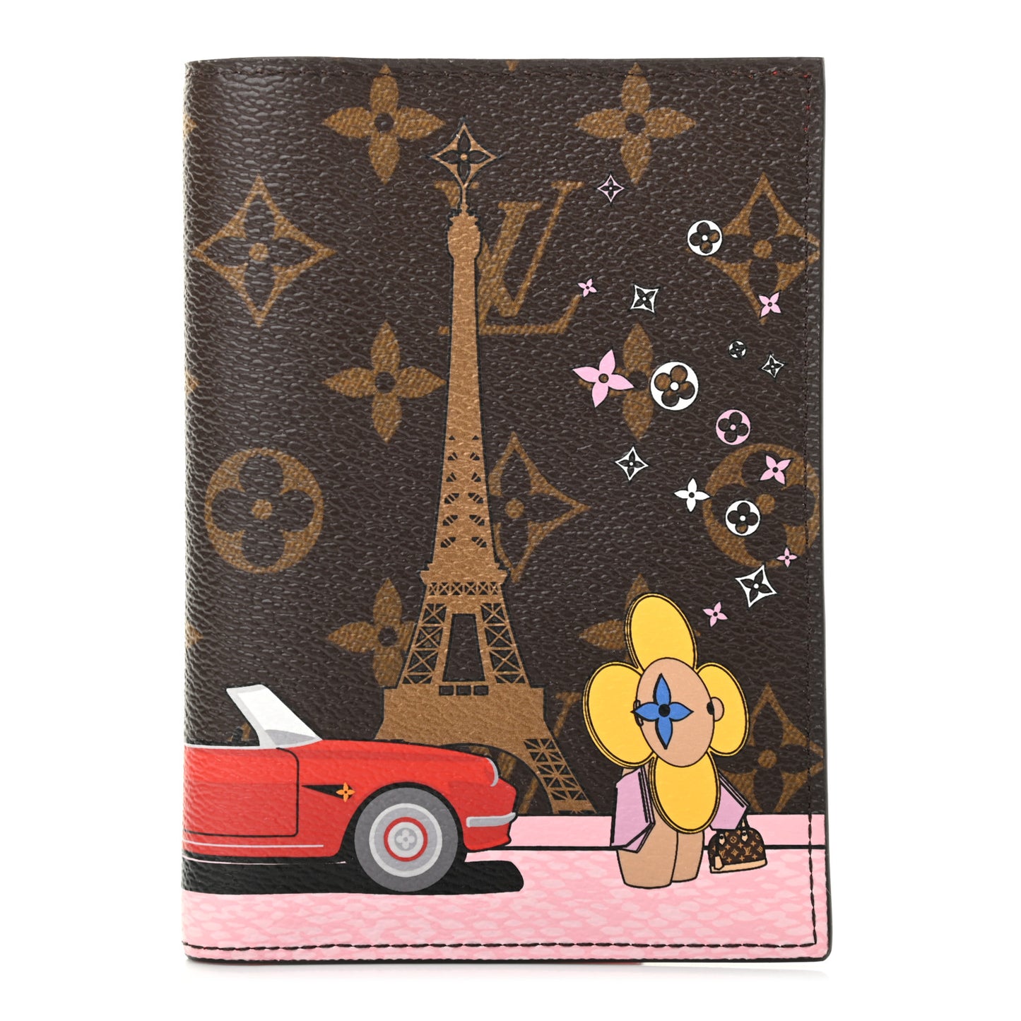 Monogram 2019 Christmas Animation Passport Cover Rouge