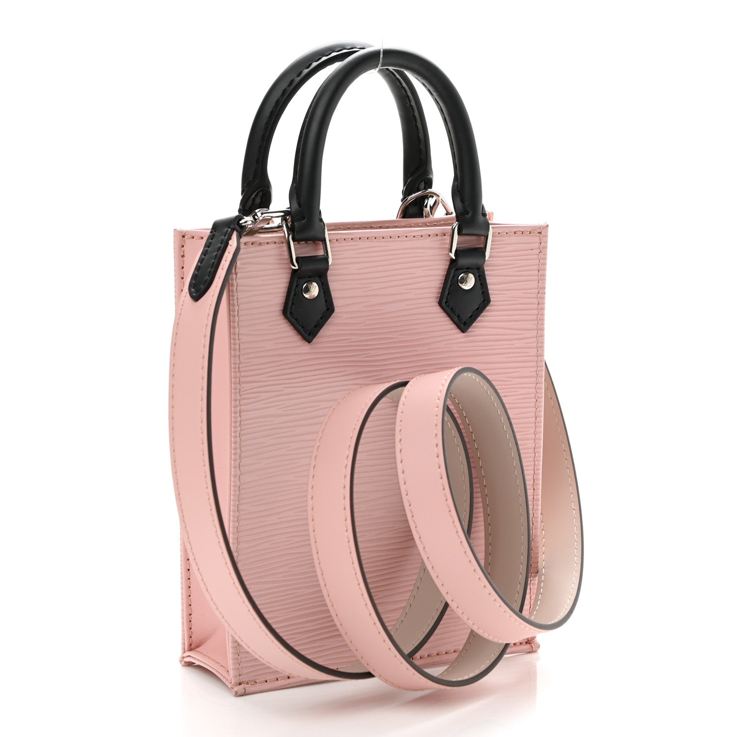 Louis Vuitton Epi Petit Sac Plat Rose Ballerine 3 of 10