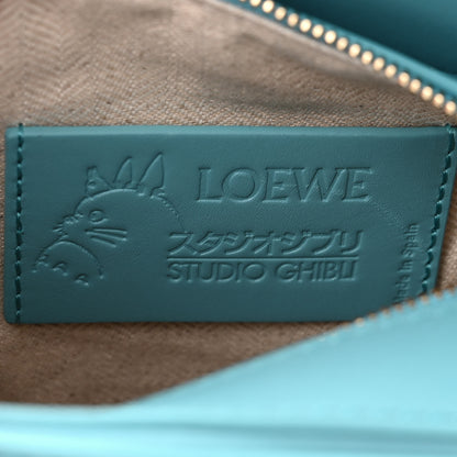 Loewe X HOWLS MOVING CASTLE Satin Calfskin Mini Heen Puzzle Bag Light Blue 6 of 11