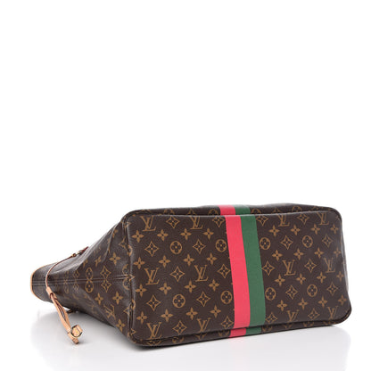 Louis Vuitton Monogram My LV Heritage Neverfull GM Vert Fuchsia 5 of 8